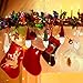 Elf Gnome Santa Handmade Tomte Plush Ornaments Christmas Hanging Decoration for Christmas Tree Wall Table Decorations Supplies (12 Pieces)