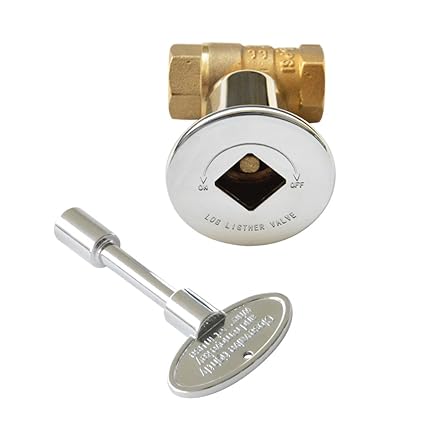 Skyflame 1 2 Inch Straight Gas Key Valve Kit For Fire Pit