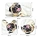 Cute Pug Dog Bath Mat Set,3 Piece Bathroom Mats Set Non-Slip Bathroom Rugs/Contour Mat/Toilet Cover by TEYAYA
