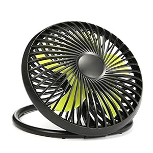 UKHONK-6-Inch-Portable-USB-Powered-Desk-Fan-Personal-Cooling-FanSmall-Table-Fan-Cooling-Fan-with-2-Speed-Adjustable-HeightGreat-for-Desktop-Office-Travelling-Camping-Fishing-HomeBlack UKHONK 6 Inch Portable USB Powered Desk Fan Personal Cooling Fan,Small Table Fan Cooling Fan with 2 Speed & Adjustable…