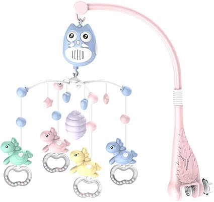 Moonvvin Jouets Lit Bebe Projection Mobile Lit Double Lit Musical De Bell Enfants Jouet D Apprentissage Avec Hochets Amazon Fr Bebes Puericulture