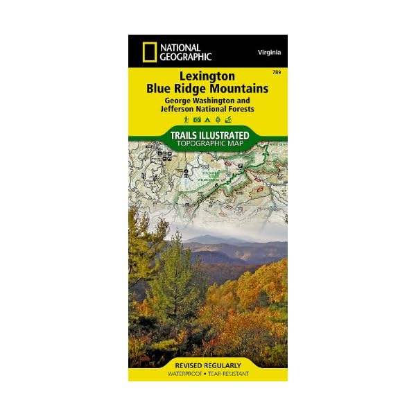 Lexington, Blue Ridge Mts [George Washington and Jefferson National Forests] (National Geographic Trails Illustrated Map)