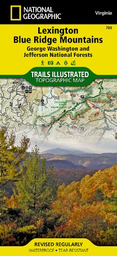 Lexington, Blue Ridge Mts [George Washington and Jefferson National Forests] (National Geographic Trails Illustrated Map)