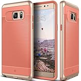 Galaxy Note 7 Case, Caseology [Wavelength Series] Slim Ergonomic Ripple Design [Coral Pink] [Modern Grip] for Samsung Galaxy Note 7 (2016)