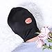 OULII Elastic Black Open Mouth Face Cover Role Play Mask Hood Bondage Cosplay Costume Size M