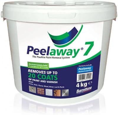 Barrettine PeelAway 7 Paint Remover - 4kg Safe Low Odour Multi-Surface