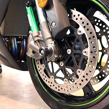 Shogun Kawasaki ZX10 ZX10R ZX10RR 2016 2017 2018 2019 2020 Front Axle Sliders - 702-4959 - MADE IN THE USA