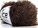 Dark Chocolate Brown Eyelash Yarn 50 Gram Ice 22754