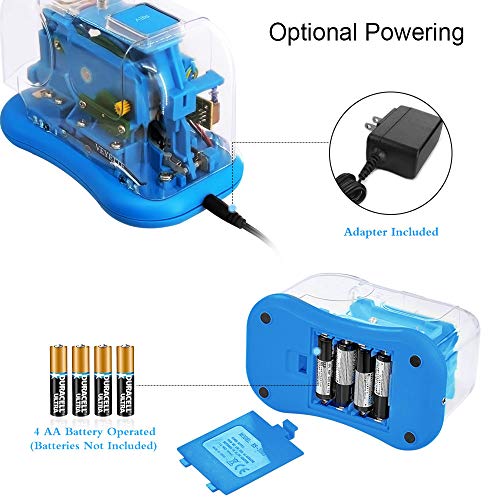 Stapler, Veyette Electric Stapler with Included Adapter for Office Home School Use, 15 to 20 Sheets, Blue - Thumbnail 4