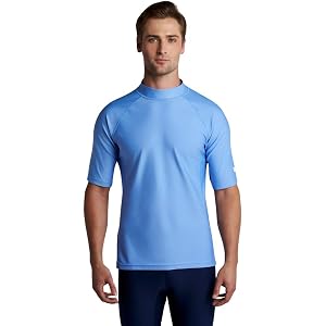 Men's Surf Short Sleeve Rash Guard - UPF 50+ Sun Protection - Tulum
