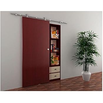 Amazon Com Milano Modern Stainless Steel Interior Sliding Barn