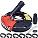 HERZO Universal Surface Grinding Dust Shroud for Angle Grinder 7- Inch