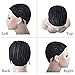 Wendy Hair Braided Crochet Cap Weave Cap Adjustable Crochet Wig Cap in Cornrow Braiding Weave Cap for Easier Sew In Caps Making Wig Black Color