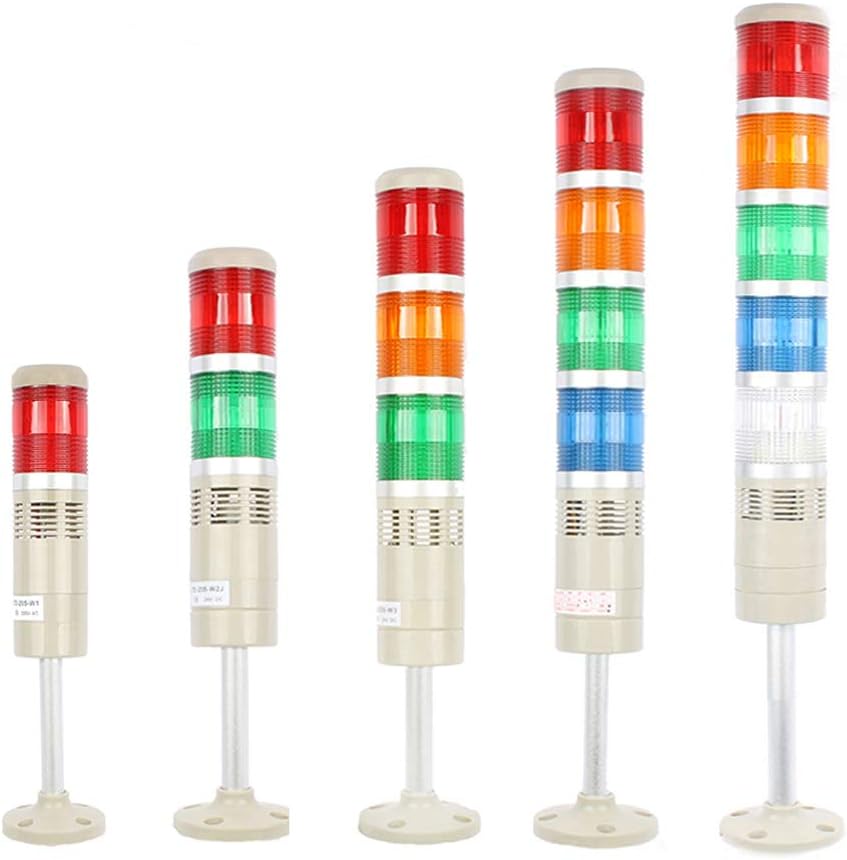 SUPERTOOL Warning Light, LED Flashing Signal Tower Light Bright Bulb Industrial Caution Alarm Lamp for Boat,Machine Tool
