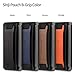 Sinjimoru Phone Grip Card Holder with Phone Stand, Stick on Wallet Functioning as Safety Card Holder for ID / IC Card Useful Leather Phone Stand and Phone Holder. Sinji Pouch B-Grip, [Navy]