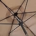 Giantex 10ft Outdoor Patio Umbrella, Market Table umbrella with Tilt Adjustment and Crank, 180G Polyester, Garden Canopy for Deck Backyard Pool Indoor Outdoor