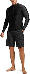 TSLA Men's Long Sleeve Zip Rash