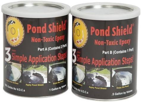 Pond Armor SKU-WHITE-GA Non-Toxic Pond Shield Epoxy Paint, 1.5-Gallon, White by Pond Armor