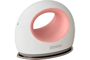 Dovov Mini Heat Press, Small Heat Press Machine for T Shirt, Shoes, Hats, Iron Press for Small HTV Vinyl Projects (Pink)