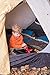 Star Kids Snack & Play Travel Tray - Easy to Clean Nylon with Mesh Pockets, Cup Holder & Reinforced Sides. Keeps Snacks Off The Floor & in The Tray. Great for Car Trips, Plane Rides & More.