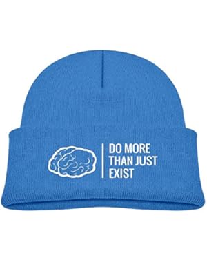 Kids Fashion Do More Than Just Exist Brain Casual Flexible Winter Knit Hats/Ski Cap/Beanie/Skully Hat Cap