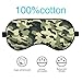 BYBART Camo Sleep Mask, Soft & Comfortable Eye Mask with Adjustable Head Strap Light Blocking Eye Cover for Kids Women Men