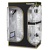 GROWNEER 2-in-1 36"x24"x53" Hydroponic Grow Tent