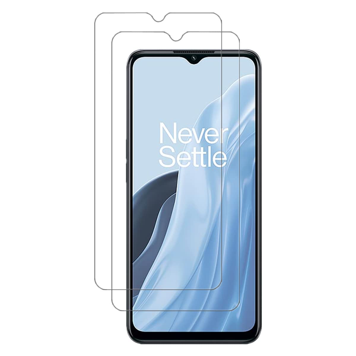 Photo 1 of AISELAN Screen Protector for OnePlus Nord N300 5G, [2 Pcs] 9H Hardness Anti-Scratch Bubble Free Case Friendly Tempered Glass Protective Film for OnePlus Nord N300 5G Phone