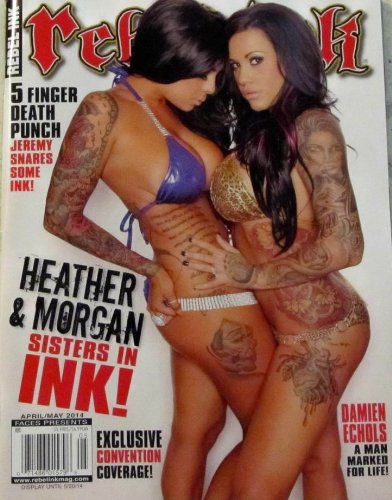 Rebel Ink - Heather & Morgan - Sisters in Ink! - Damien Echols