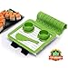 WesuCo Sushi Roll Making Kit with Sushi Rolling Mat, Stand for Mat, Rice Spatula, Soy Sauce Dishes , Clamp for a Sheet of Nori