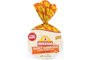 Mission Street Tacos Sweet Hawaiian Flour Tortillas, 8.54 oz 10 Count - 2 Pack