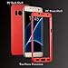 ATOOZ(TM) Galaxy S7 Edge 360 Degree All-Around Full Body Slim Fit Lightweight Hard Protective Skin Case Cover for Samsung Galaxy S7 Edge (Red)