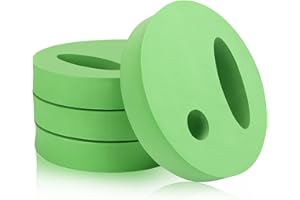 CARPERIPHER 4 PCS Water Exercise Discs Hand Held Swim Discs Pool Resistance Water Weights, EVA Foam, Water Aerobics Set for Aquatic Exercise Pool Fitness, Water Aerobic Equipment for Adults, Swimming Beginner