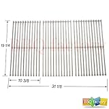 bbq factory K591S3 BBQ Stainless Steel Wire Cooking Grid Replacement for Select Gas Grill Models by Brinkmann, Charmglow and Others, Set of 3