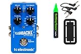 TC Electronic Flashback Delay/Looper Bundle - 4 Items: StageTrix Setting Saver Pen, StageTrix Pedal Fastener, 2x Hosa Patch Cables