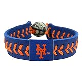 MLB New York Mets Team Color Baseball Bracelet