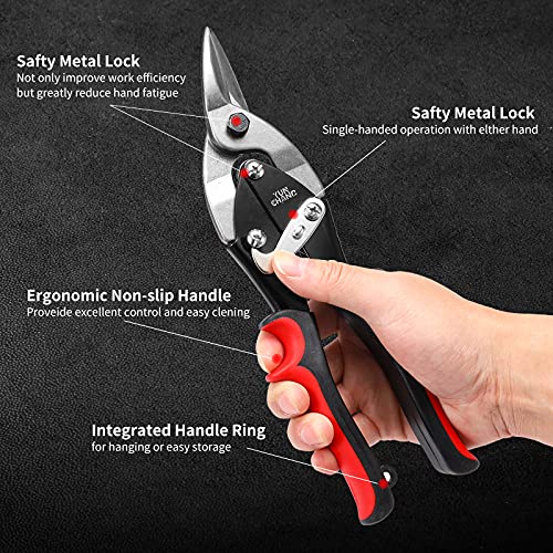 Right Tin Snips For Cutting Metal Sheet,Metal Cutter With Ergonomic