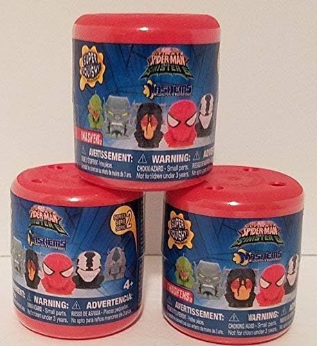 Spiderman vs Sinister Six SERIES 2 Licensed Mashems Blind packs - 3 pack by T4K