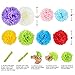 Fiesta Party Decorations, 25 Pcs Mexican Party Supplies Rainbow Paper Fans, Pom Poms Flowers, Circle Dot Banner, Honeycomb Ball, Foil Streamer for Cinco De Mayo Party Birthday Party Taco decorations
