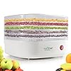 NutriChef-Electric-Food-Dehydrator-Beef-Jerkey-Dried-Fruit-Maker-Dehydrators-Compact-Design-White-PKFD06