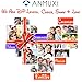 ANMUXI Full Drill Large Diamond Painting Kits for Adults 22x18'', 5D DIY Paint-by-Number Kits with Diamonds for Home Wall Decors Rainbow Castle 55x45 cm