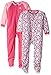Gerber Toddler Girls 2 Pack Blanket Sleeper, Puppies, 4T
