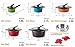 Stylish Hard-Anodized Ceramic Non-stick 13pc Pot Set