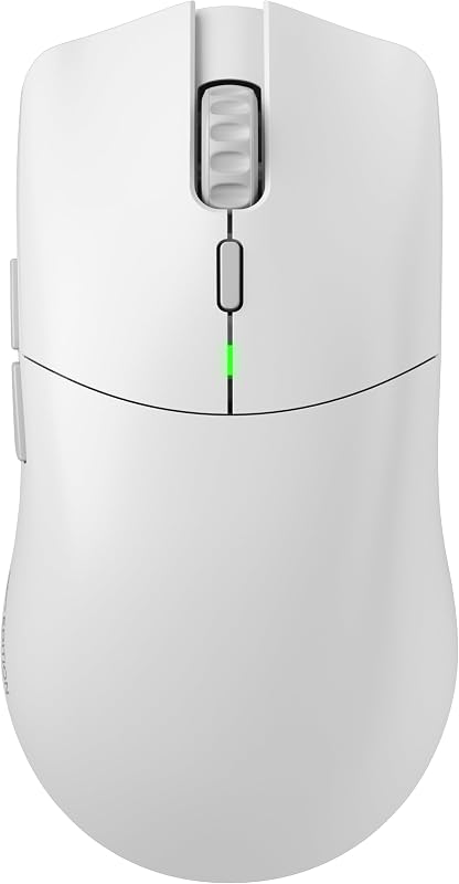 Gaming Model O 2 PRO 4K/8K Wireless Gaming Mouse - 2.4GHz 1ms delay, 4K/8K Polling, 100M clicks, 59g Ultralight, Long Battery Life, 26K DPI, RGB, Ambidextrous, 6 Buttons, PTFE Feet - White