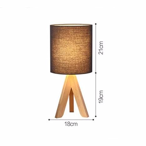 Cjshvr Table Lamp Modern Minimalist Fashion Wooden Eye Lamp