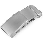 Watch Buckle Folding Deployment Clasp Replacement for Stainless Steel Watchband Extension Clasp 16 mm 18 mm 20 mm 22 mm