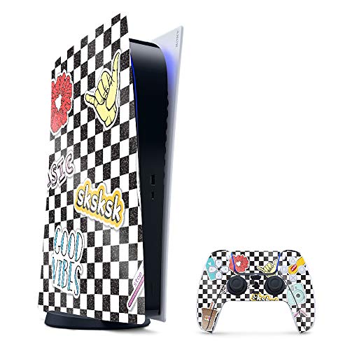 MightySkins Glossy Glitter Gaming Skin for PS5 / PlayStation 5 Digital Edition…