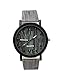 DAYAN Unisex Roma Dial Round Table Teak Wood Grain Strap Quartz Analog Wrist Watch 06