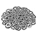Favordrory 1/4 Inch Stainless Flat Washer, 5/8 Inch Outside Diameter, 304 Stainless Steel, 100 Pieces