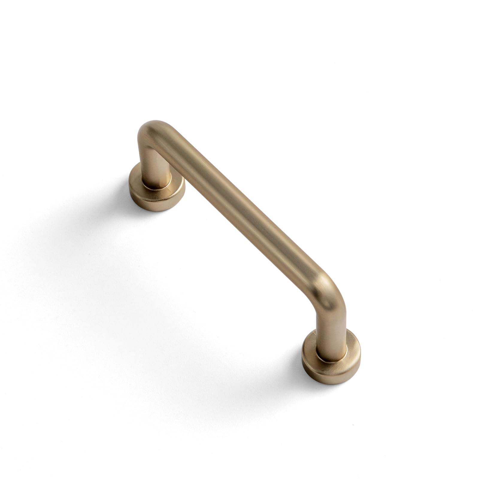 Photo 1 of Goo-Ki 6 Pack 2 1/2" Center to Center Champagne Bronze Modern Cabinet Pulls Solid Contemporary Home Improvement Hardware Drawer Pulls Zinc Alloy Kitchen Handles